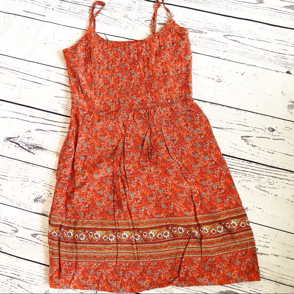 OLD NAVY l Medium orange dress